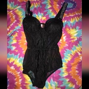 Juicy Couture Elegant Black Lace Top